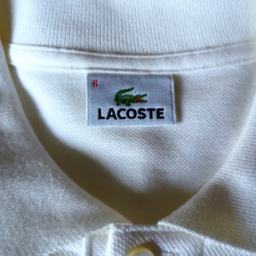 Lacoste | Men's White Polo XL-6